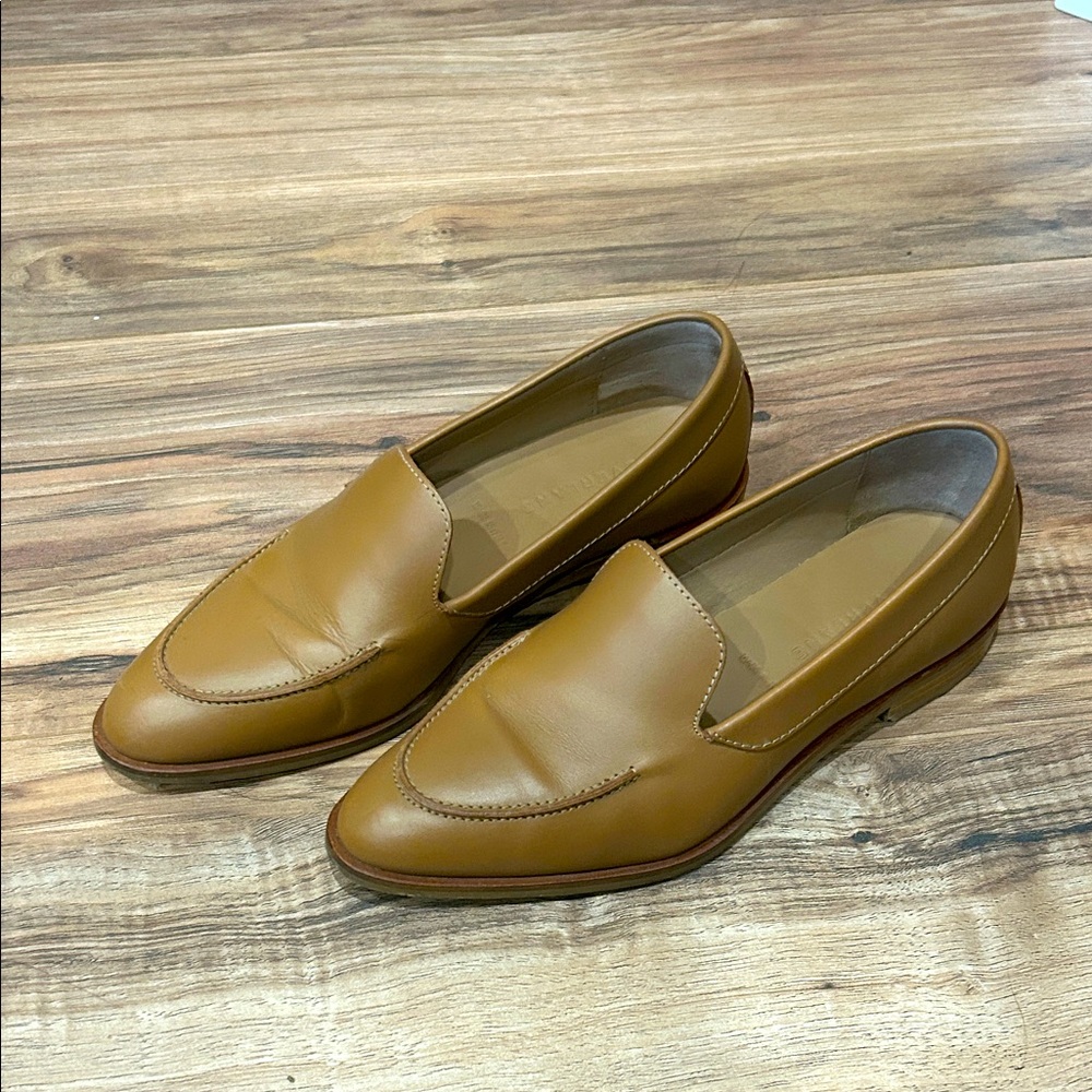 Everlane Leather Loafers – Caramel / Tan – Size US 5 – Gently Worn